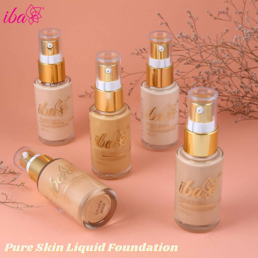 Iba Pure Skin Liquid Foundation SPF 15 - Sun Beige | Grocsy