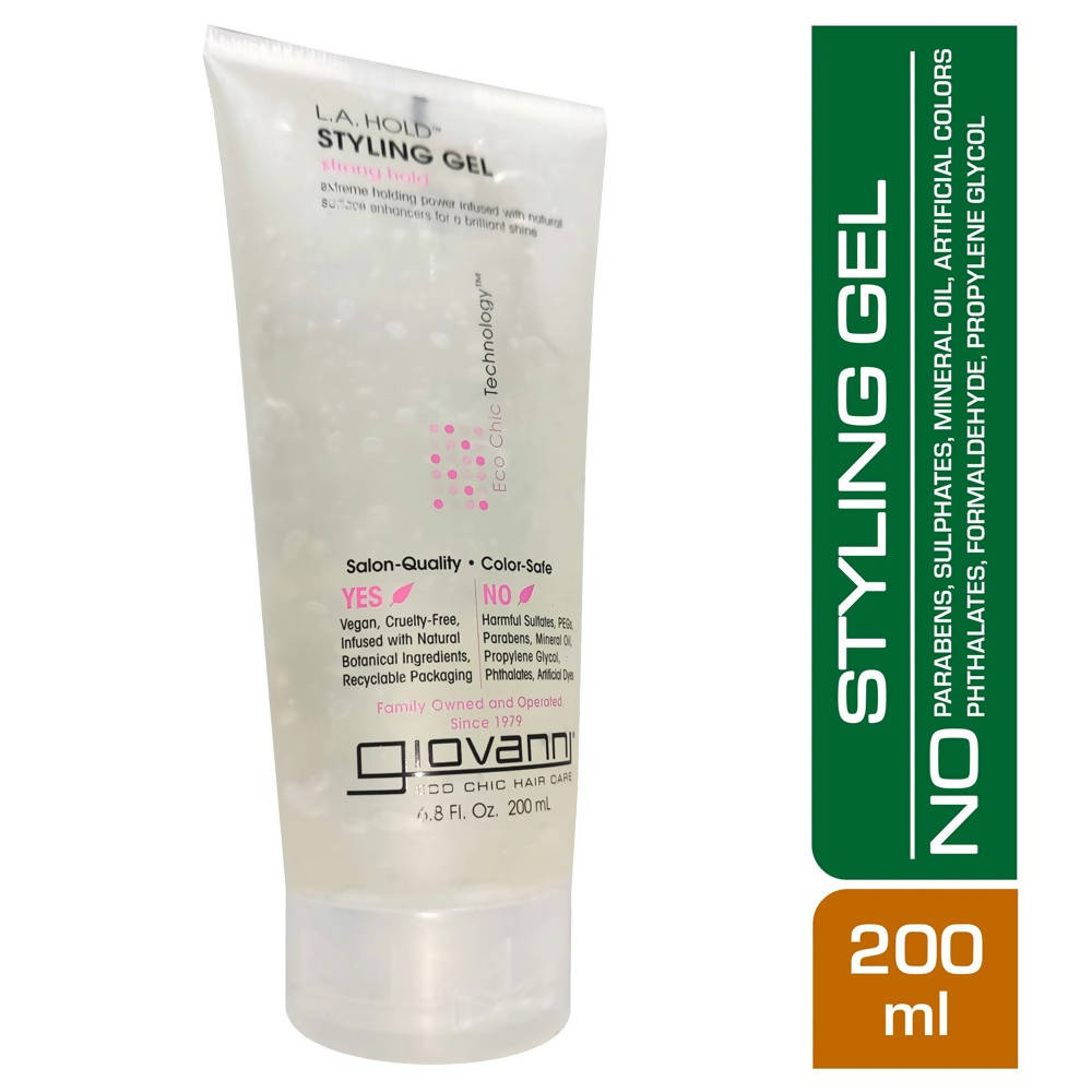 Giovanni Organic L.A. Hold Styling Gel Strong Hold | Grocsy