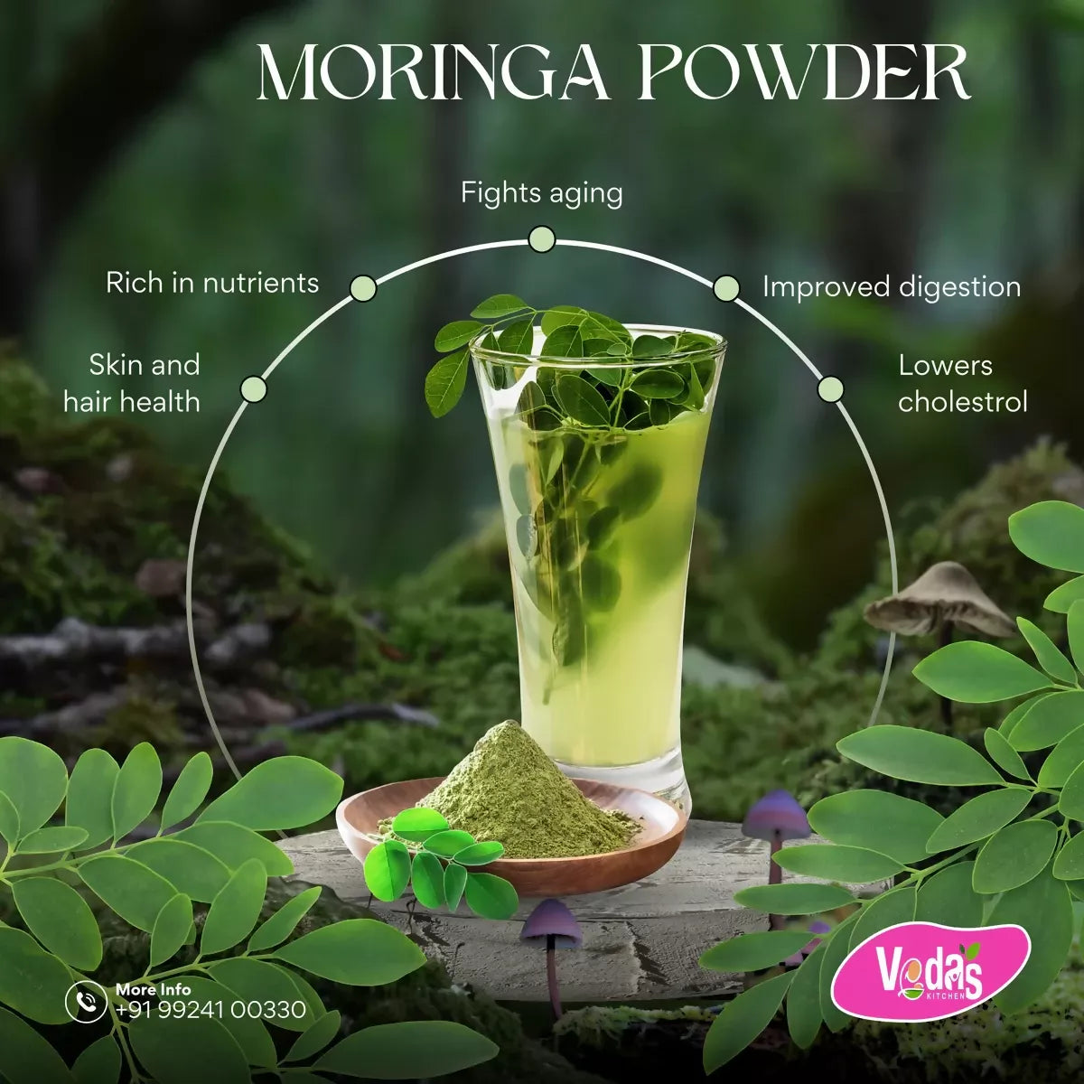 Vedas Kitchen Moringa Powder | Grocsy