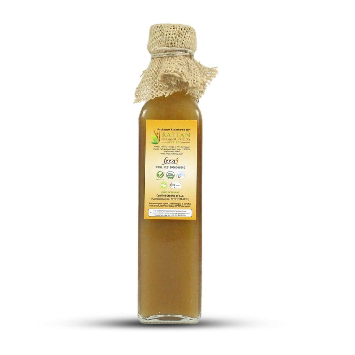 Upaveda Organic Apple Cider Vinegar | Grocsy