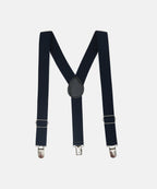 Manet Boys Solid Suspenders - Navy Blue | Grocsy