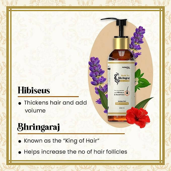 myUpchar Ayurveda KeshArt Bhringraj Hair Cleanser Shampoo | Grocsy