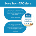 TAC - The Ayurveda Co. Nalpamaradi Body Scrub for Glow and Brightening Skin, with Triphala For Women & Men | Grocsy