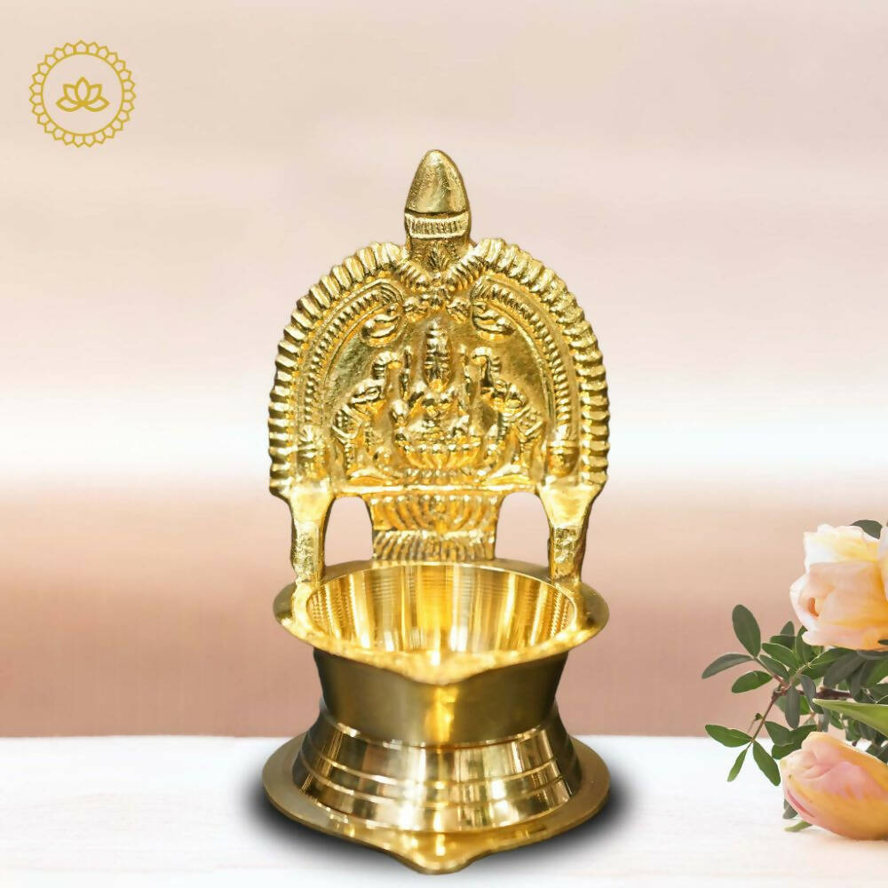 Brass Kamakshi Diya | Grocsy