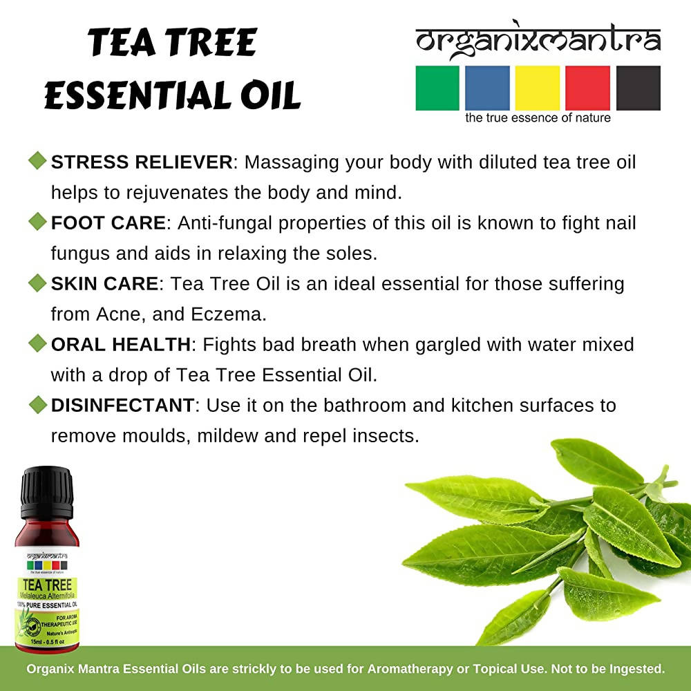 Organix Mantra Tea Tree Essential Oil | Grocsy