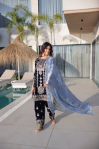 Teeya Creation Womens New Fancy Velvet With Rich Zari Embroidered Work Kurta Set | Grocsy