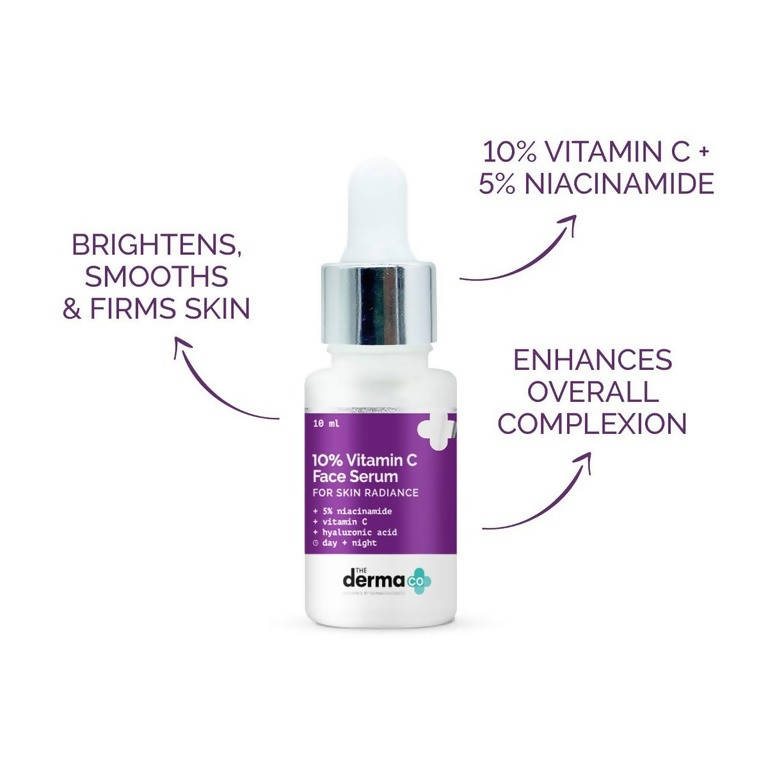 The Derma Co 10% Vitamin C Face Serum For Skin Radiance | Grocsy