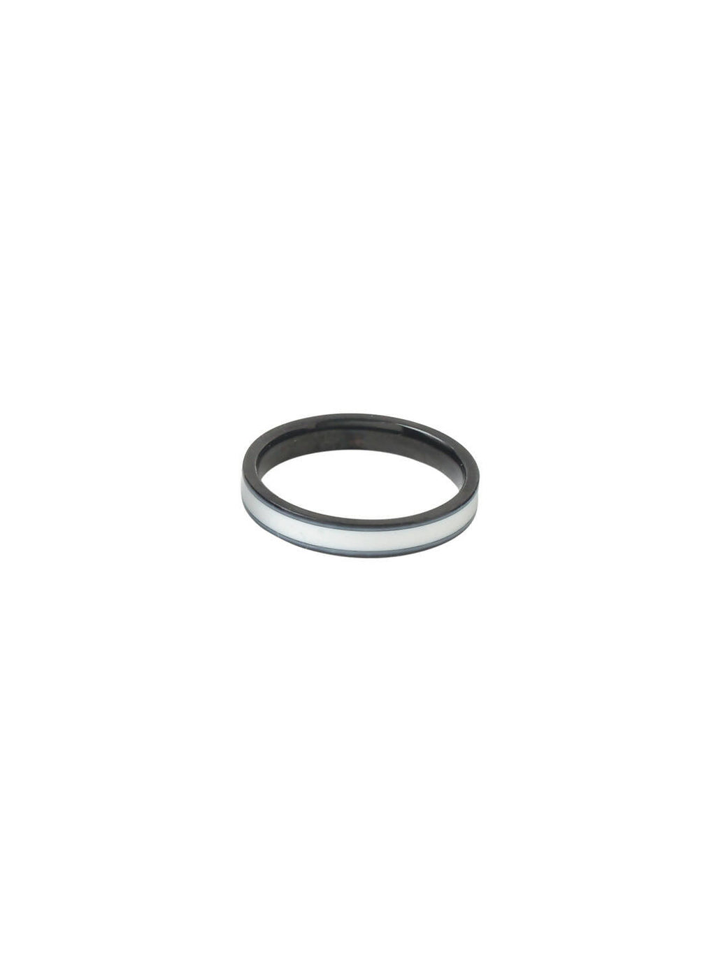 NVR Men's Silver Metal Ring | Grocsy