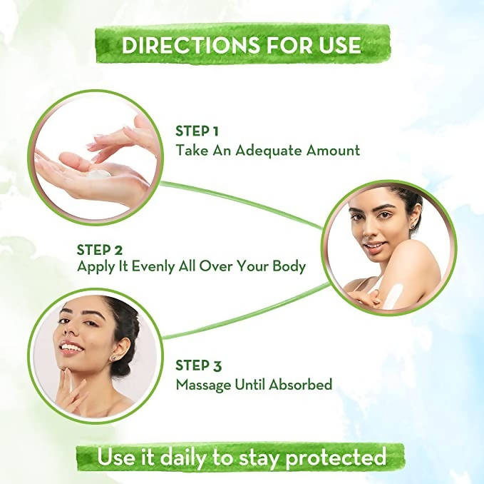 Mamaearth Ubtan Sunscreen Body Lotion SPF 30 | Grocsy