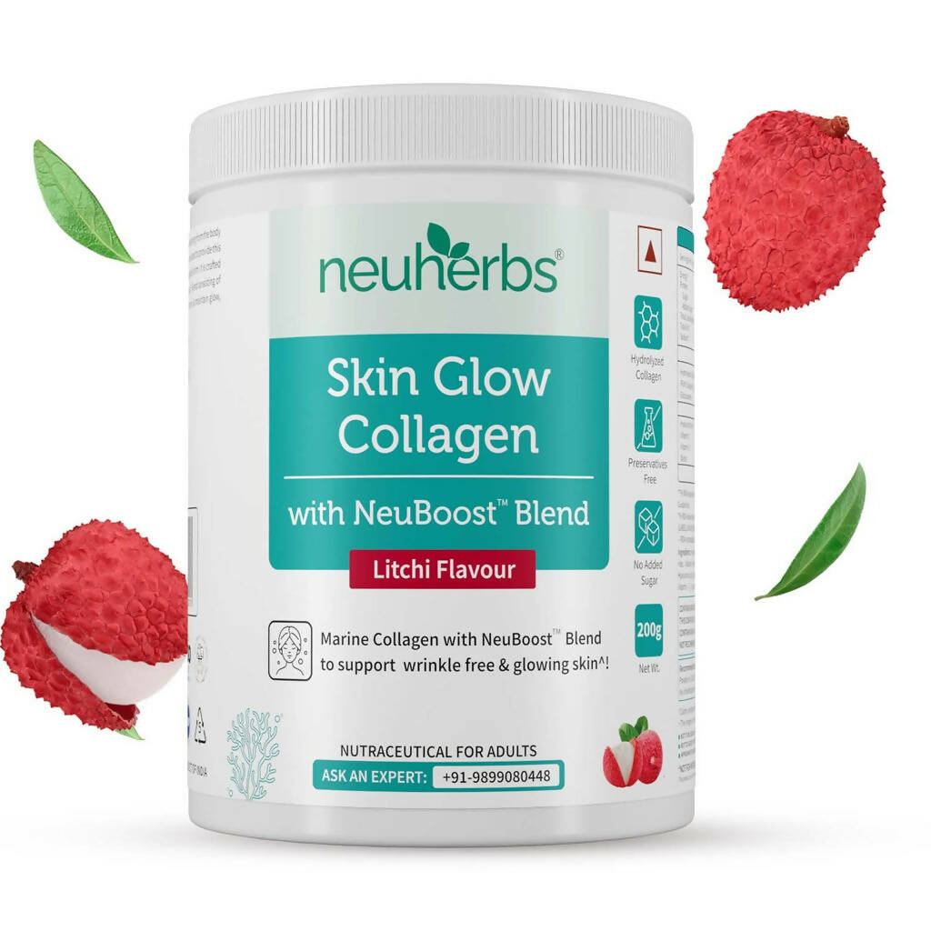 Neuherbs Skin Glow Collagen Powder with NeuBoost Blend | Grocsy