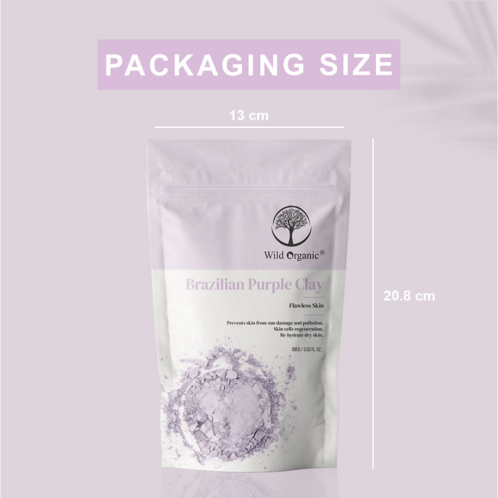 Wild Organic Brazilian Purple Flawless Skin Clay Powder | Grocsy