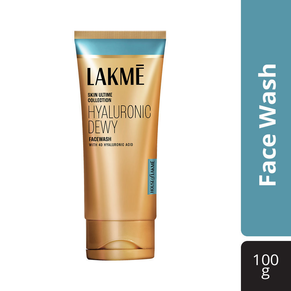 Lakme Hyaluronic Dewy Face Wash Hyadrating with 4D Hyaluronic Acid | Grocsy
