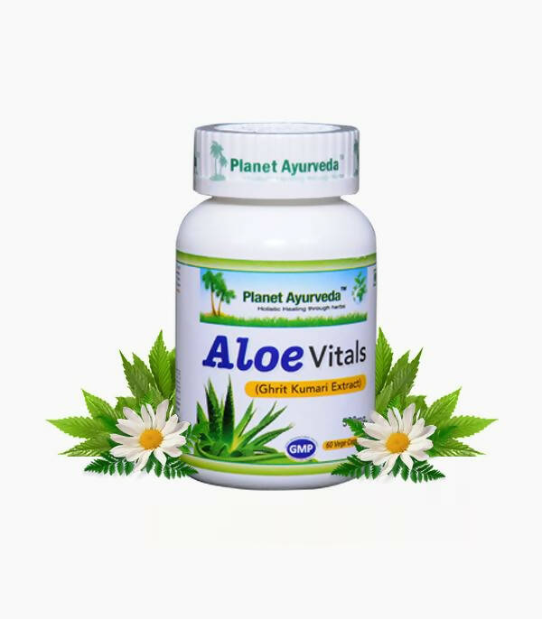 Planet Ayurveda Aloe Vitals Capsules | Grocsy