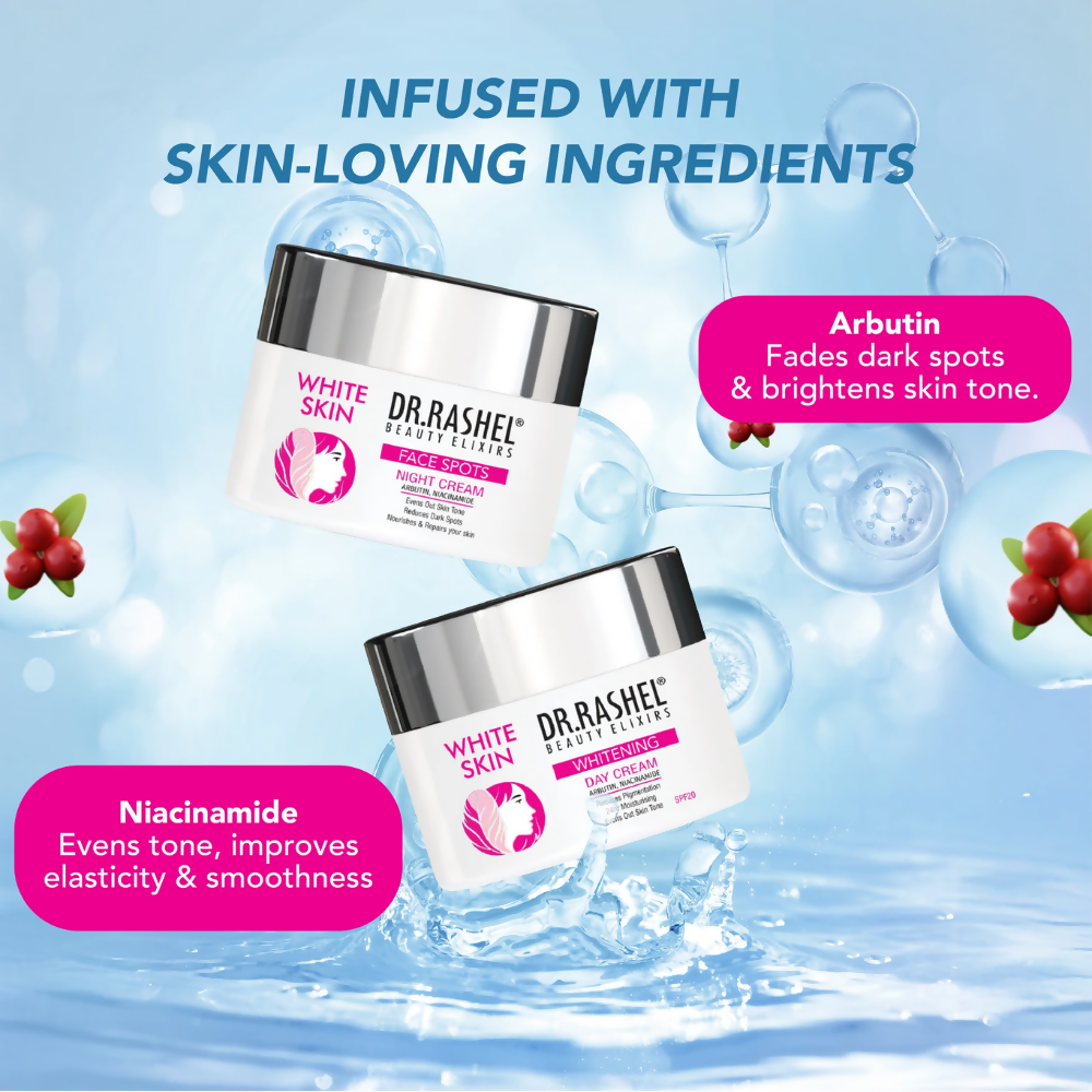 Dr.Rashel White Skin Day & Night Cream Combo | Grocsy