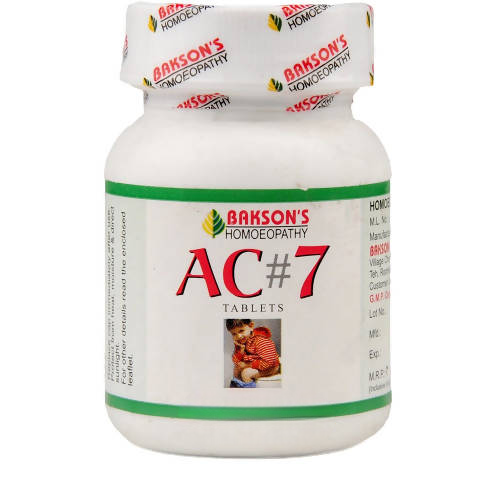 Bakson's AC 7 Tablets | Grocsy