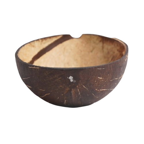 Thenga Natural Oval Coconut Shell Bowls | Grocsy