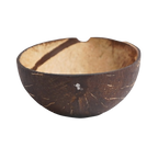 Thenga Natural Oval Coconut Shell Bowls | Grocsy