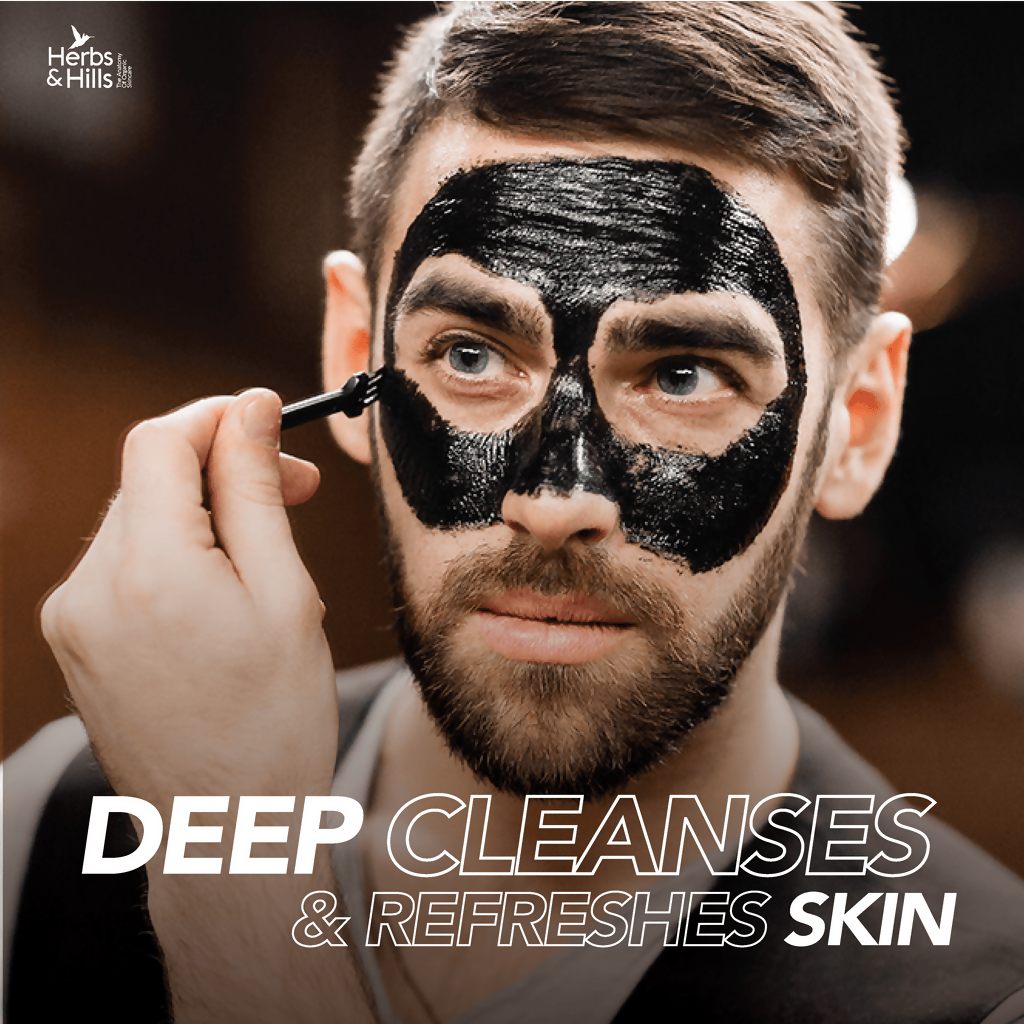 Herbs & Hills Charcoal Peel Off Facemask | Grocsy