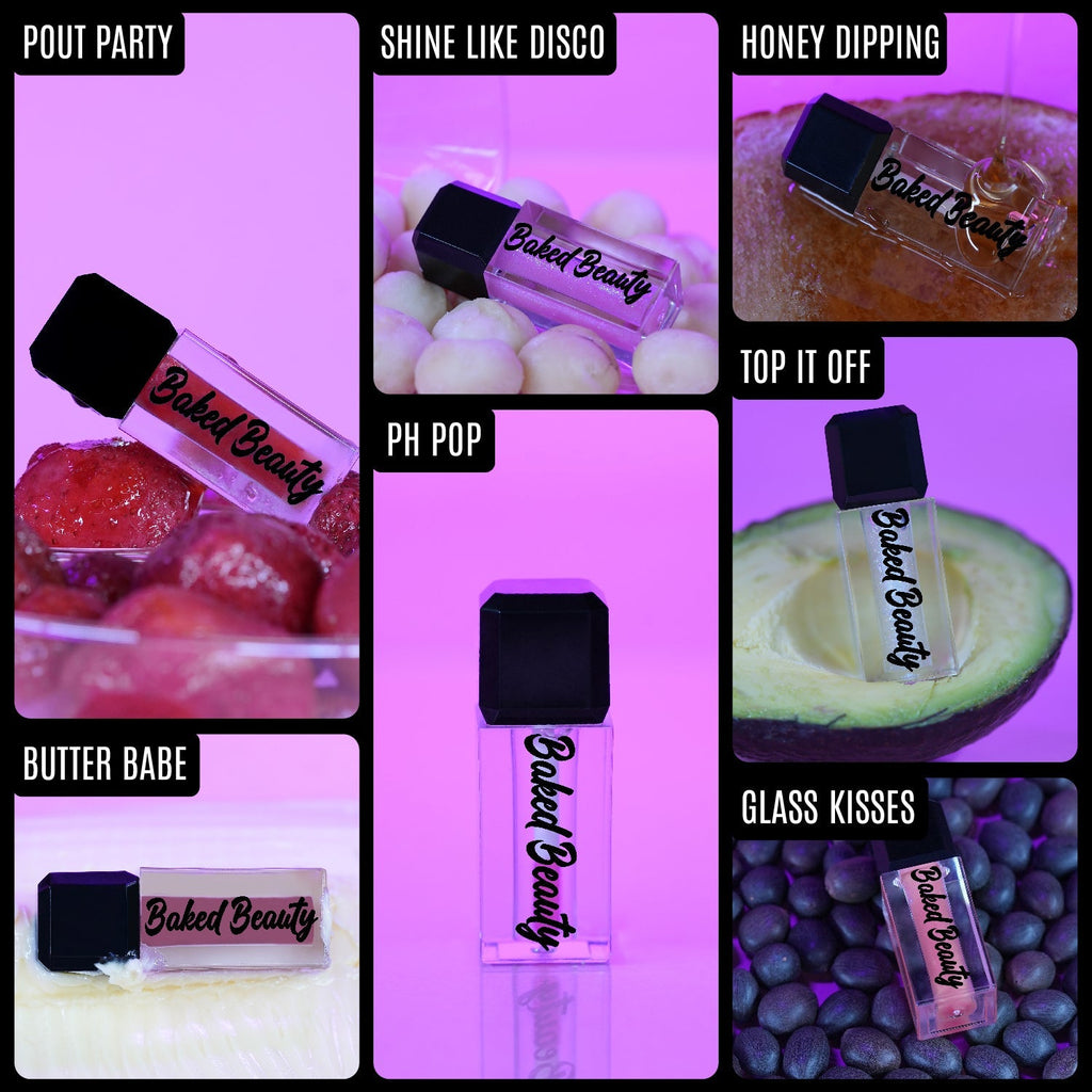 Baked Beauty Lip Trip Lip Oils (Set of 7) | Grocsy