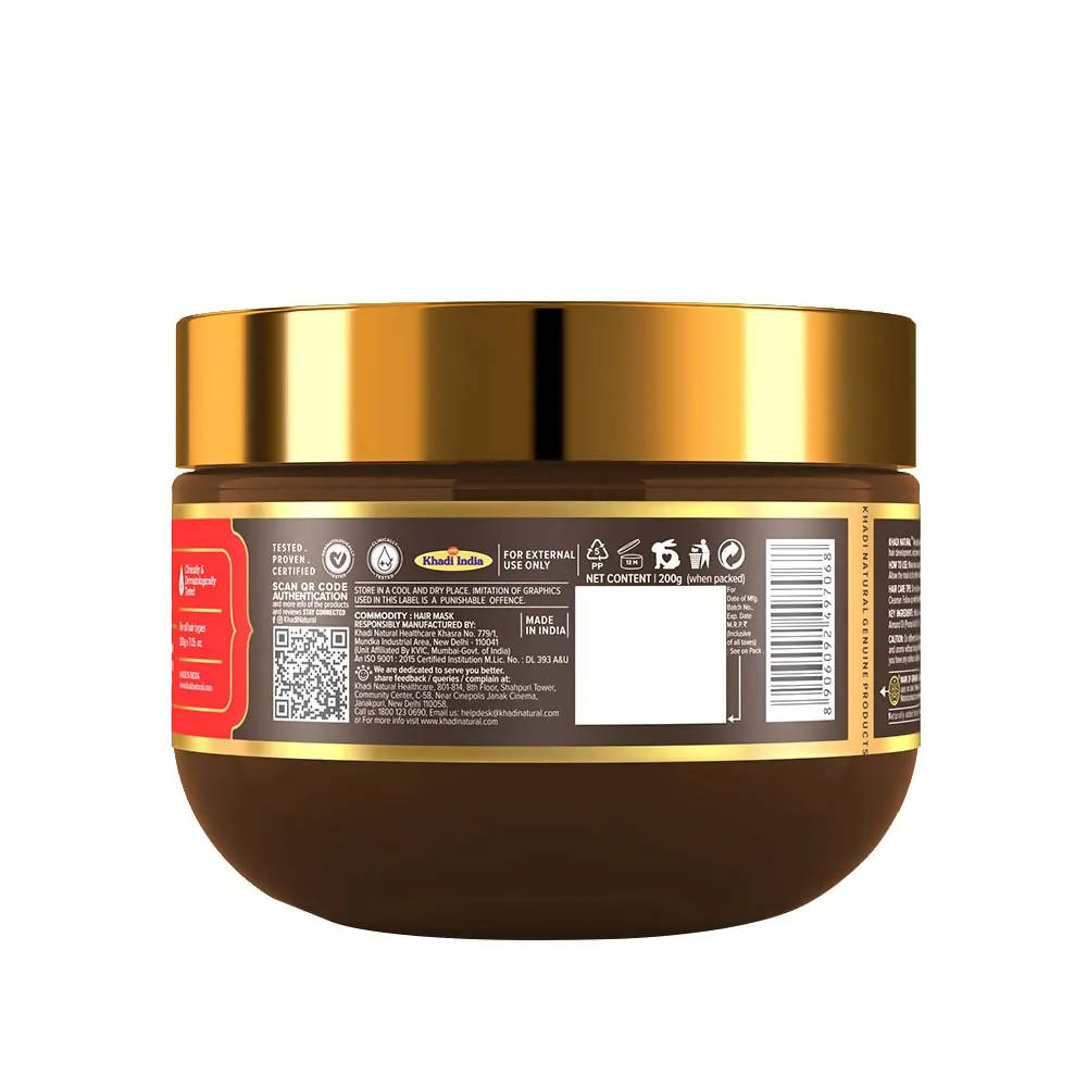Khadi Natural Hibiscus & Aloe Vera Hair Mask With Amla & Argan Oil | Grocsy