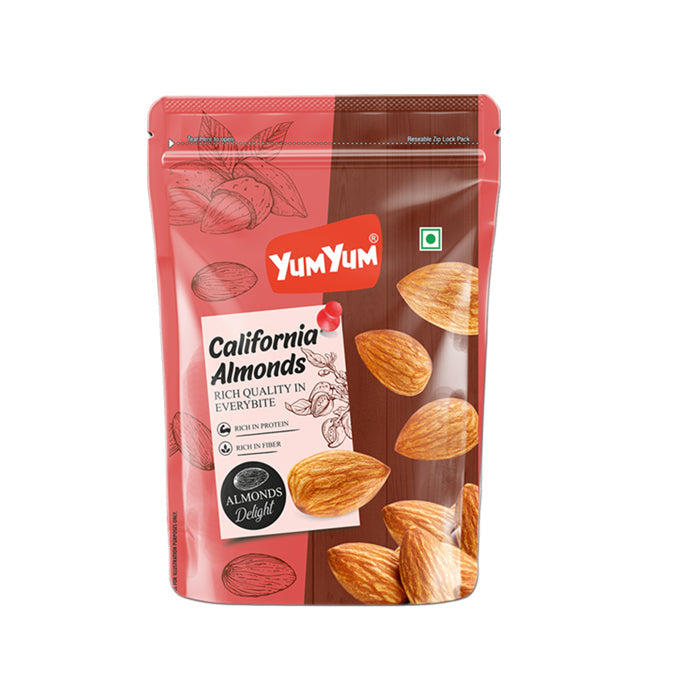 Yum Yum California Almonds Pouch | Grocsy