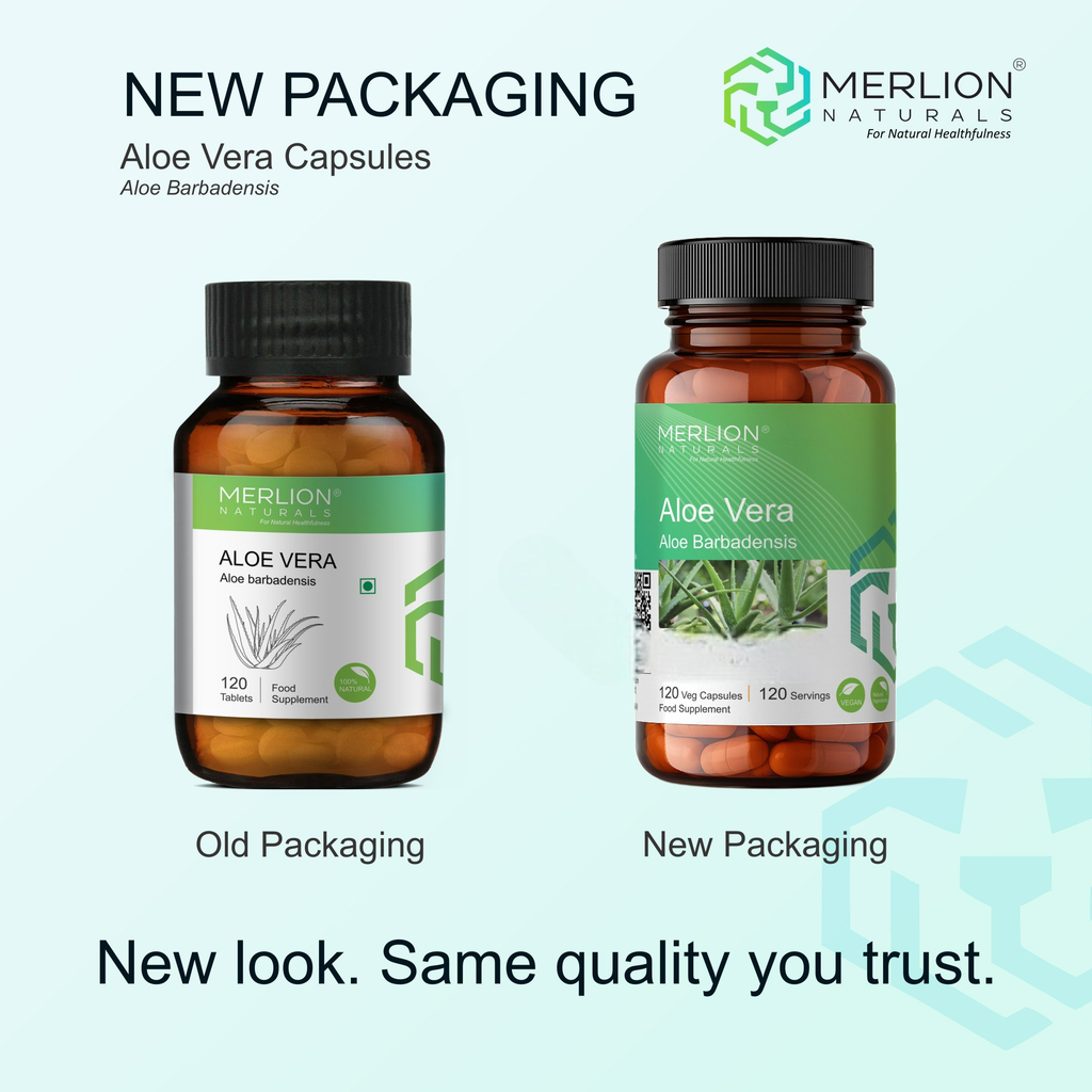Merlion Naturals Aloe Vera 100mg Capsules | Grocsy