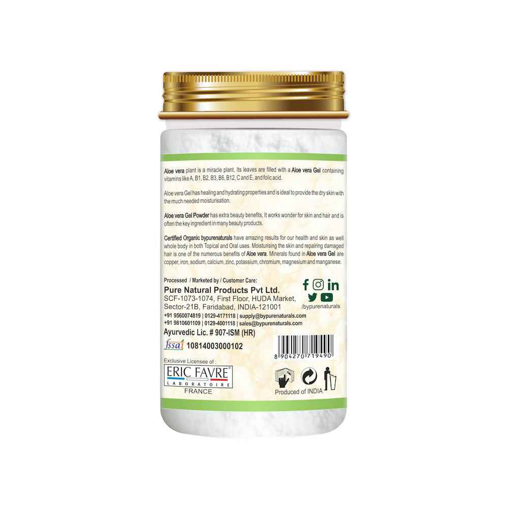byPureNaturals Organic Aloevera Gel Powder | Grocsy