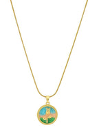 Antique Finish White Crystal Necklace - Ruby Raang | Grocsy