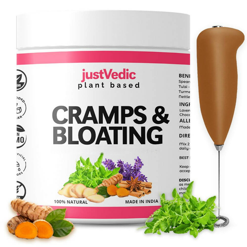 Just Vedic Cramps & Bloating Drink Mix | Grocsy
