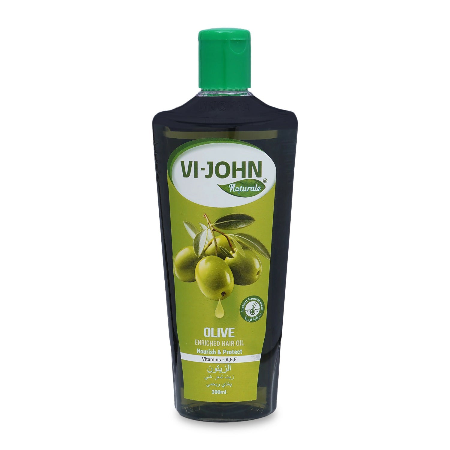 VI-JOHN Naturale Olive Enriched Hair Oil Nourish & Protect with Vitamin A.E & F | Grocsy