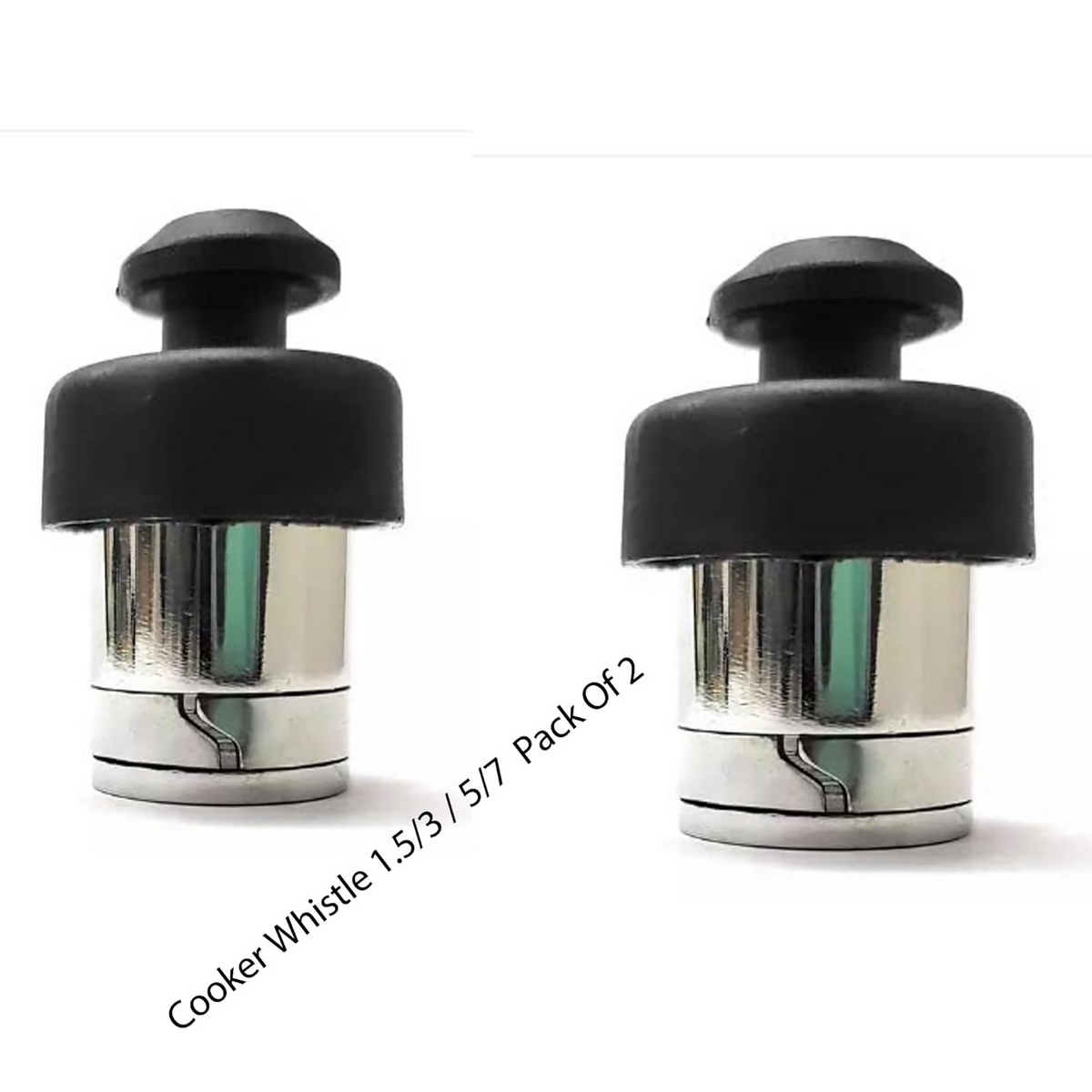 Vooli Cooker Whistle Pressure Regulator Weight Whistle (3 Litre Whistle Cooker City Combo 2) | Grocsy