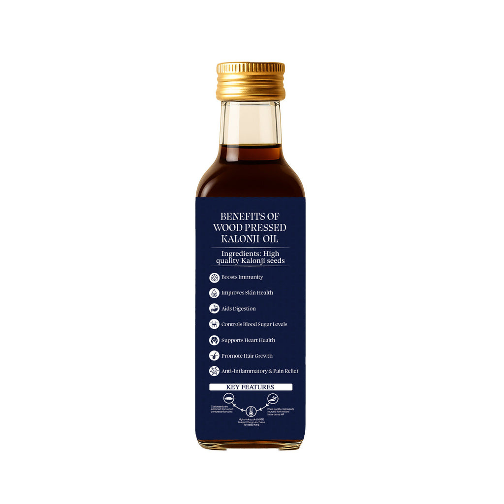 Dorjee Wellness Wood Pressed Kalonji (Black Seed) Oil | Grocsy