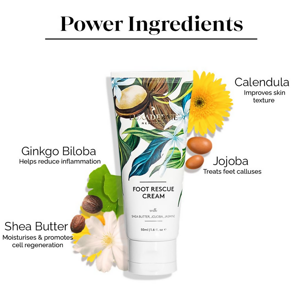 LuxaDerme Foot Rescue Cream | Grocsy