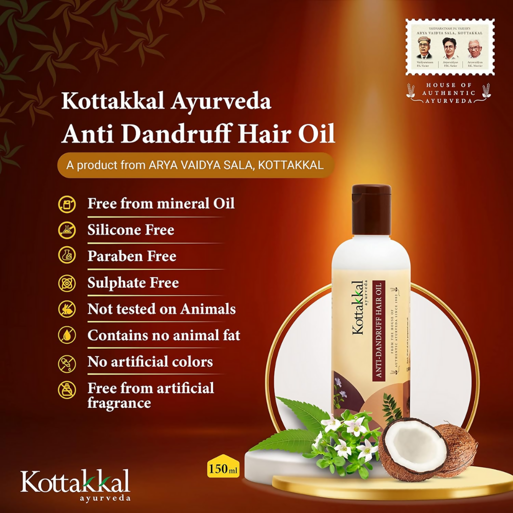 Kottakkal Arya Vaidya Sala - AVS Anti Dandruff Hair Oil | Grocsy