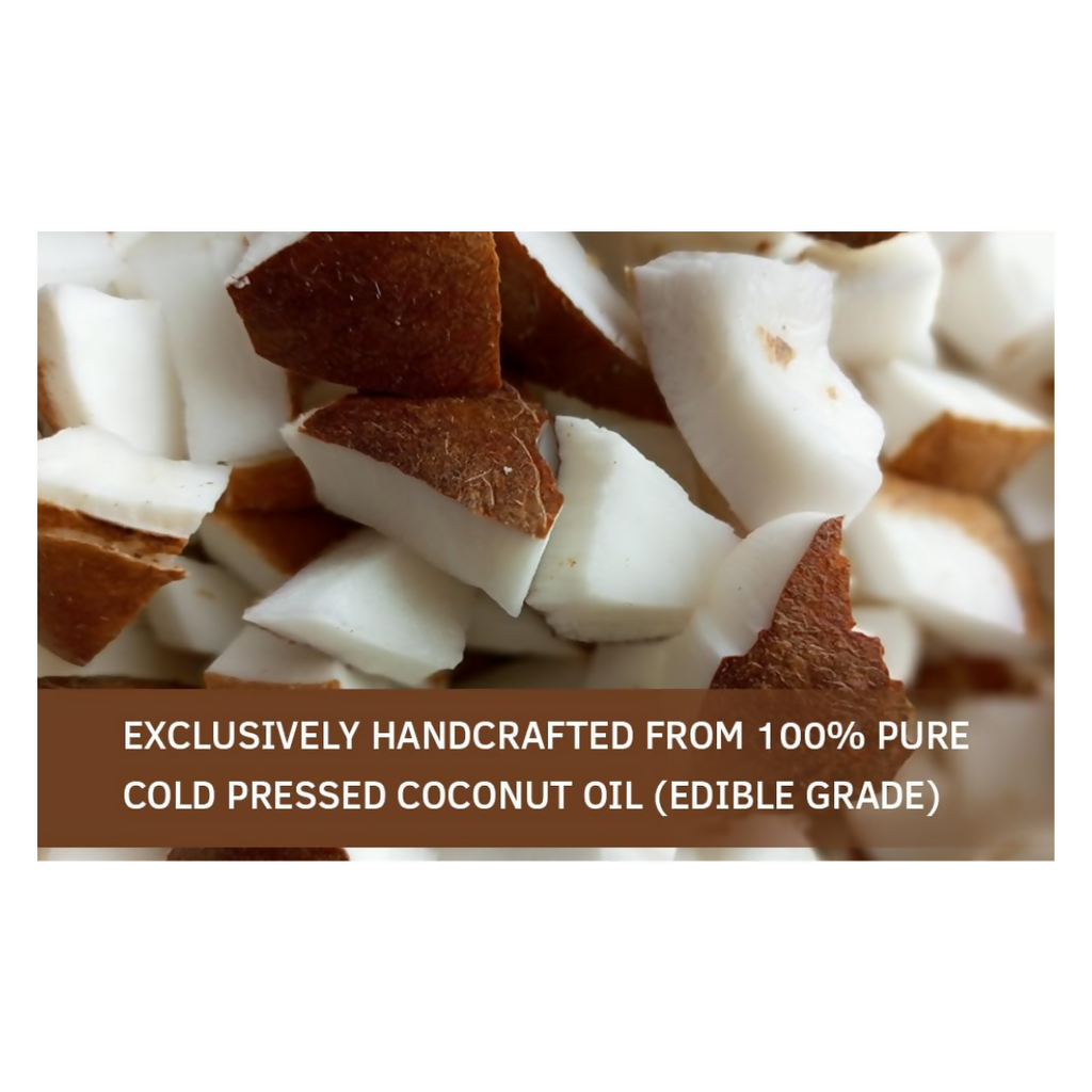 Kaprica Natural Handcrafted Cold Pressed Coconut Oil Soap With Lavender And Tea Tree | Grocsy