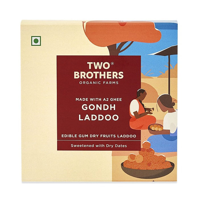 Two Brothers Organic Farms Gondh Laddoo | Grocsy