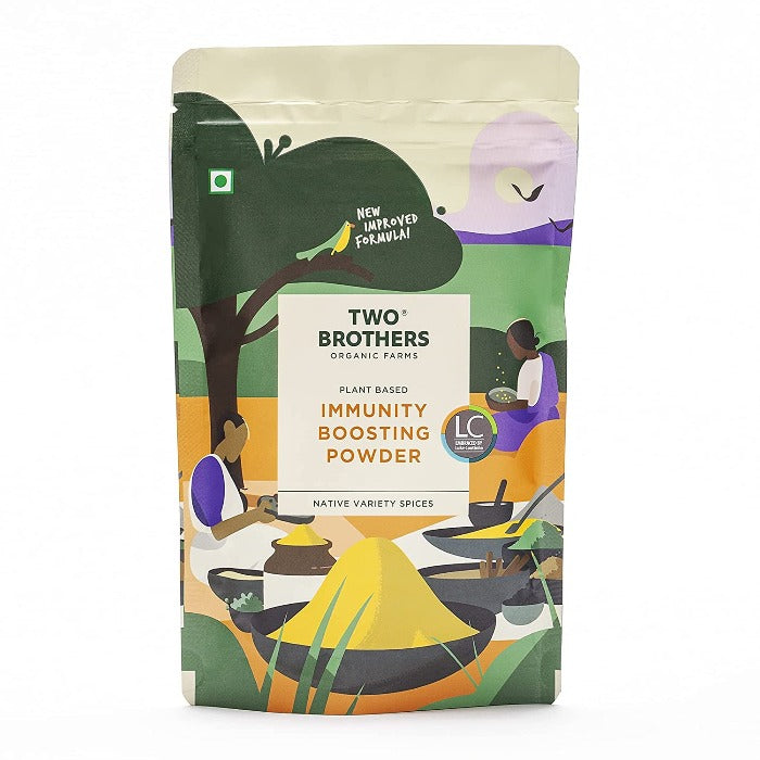 Two Brothers Organic Farms Plant Based Immunity Boosting Powder | Grocsy