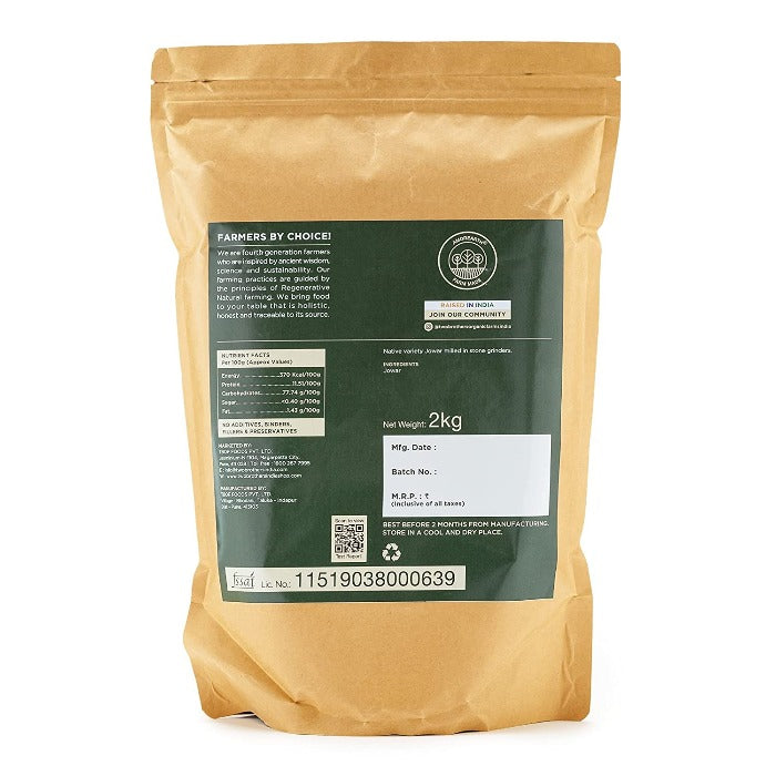 Two Brothers Organic Farms Jowar Flour | Grocsy