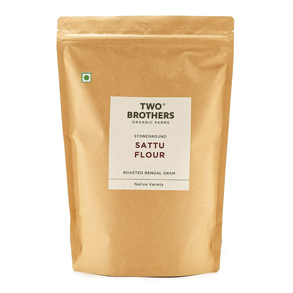 Two Brothers Organic Farms Stoneground Sattu Flour | Grocsy