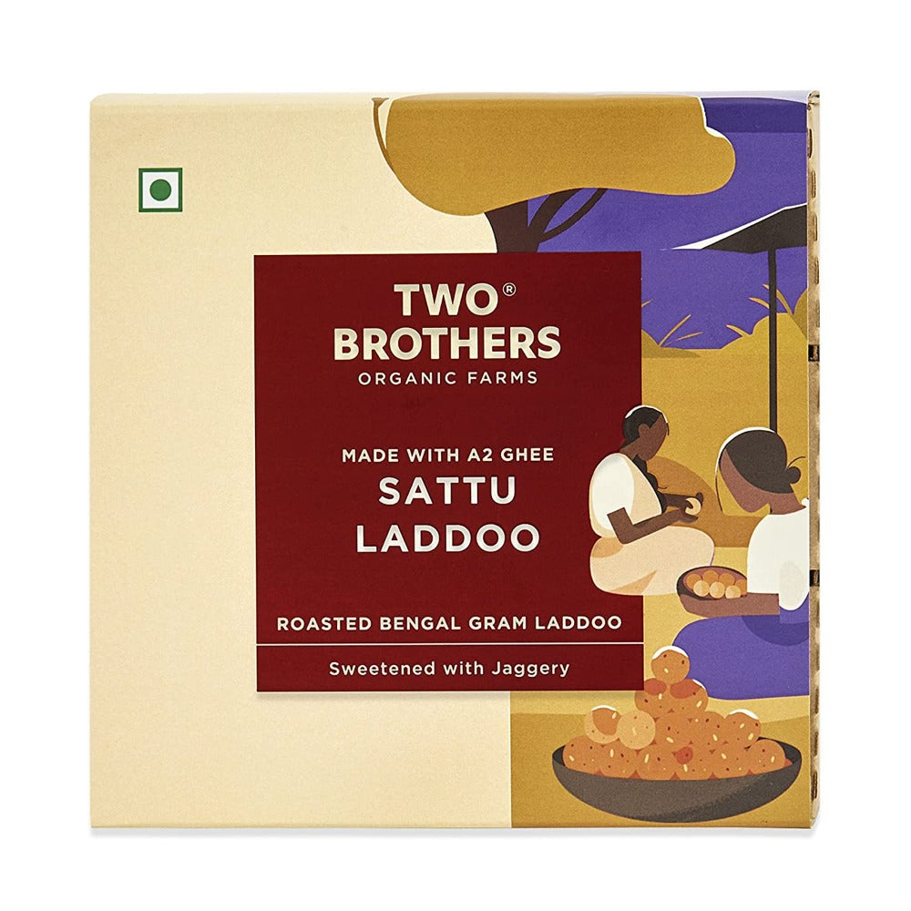 Two Brothers Organic Farms Sattu Laddu | Grocsy