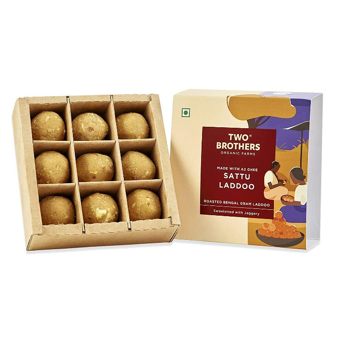 Two Brothers Organic Farms Sattu Laddu | Grocsy