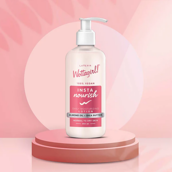 Layerr Wottagirl Insta Nourish Lotion (100% Vegan) | Grocsy