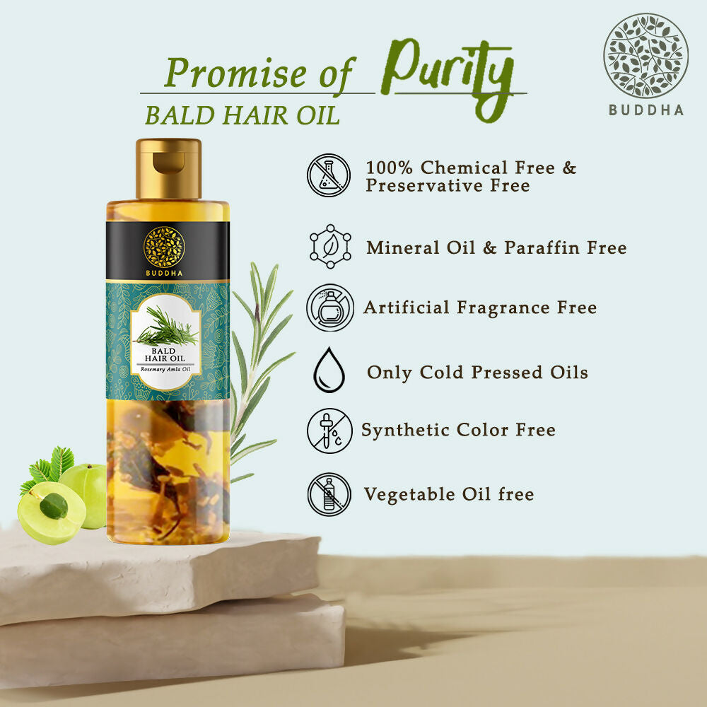 Buddha Natural Anti Bald Hair Oil | Grocsy