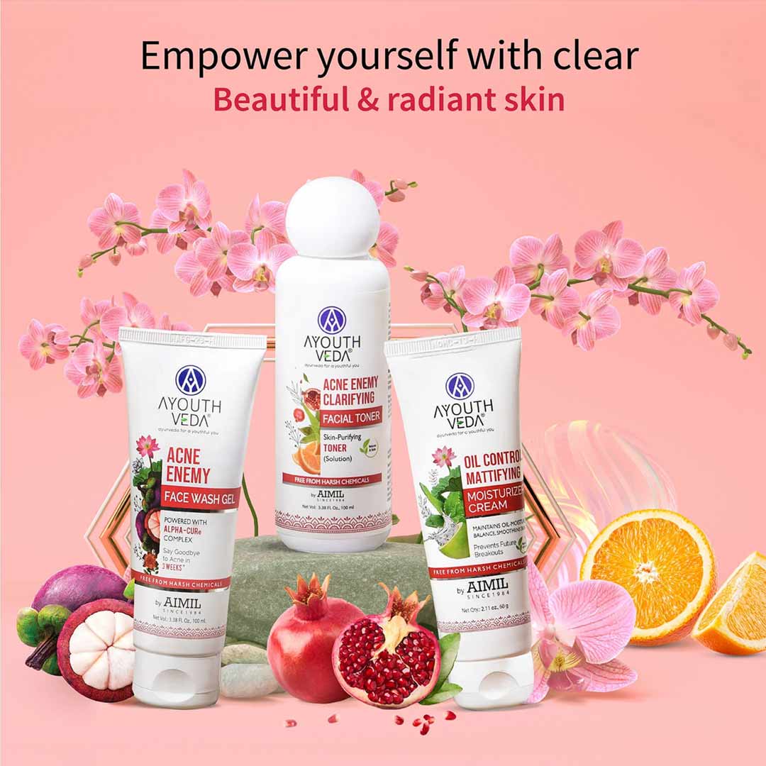 Ayouthveda Anti Acne CTM Regimen Combo | Grocsy