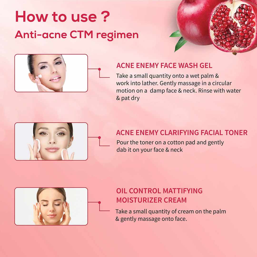 Ayouthveda Anti Acne CTM Regimen Combo | Grocsy