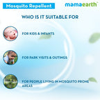 Mamaearth Natural Anti Mosquito Body Roll On For Kids with Citronella Eucalyptus & Lemongrass Oil | Grocsy