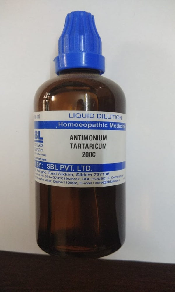 SBL Homeopathy Antimonium Tartaricum Dilution | Grocsy