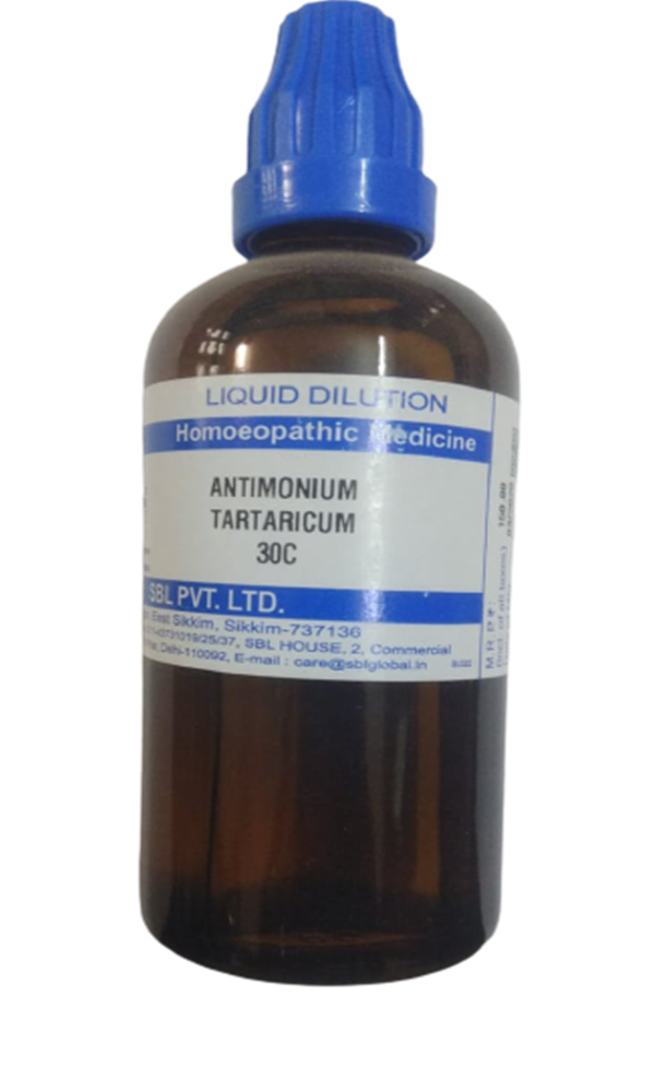 SBL Homeopathy Antimonium Tartaricum Dilution | Grocsy
