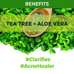 Nykaa Skin Secrets Indian Rituals Tea Tree + Aloe Vera Sheet Mask For Clear & Moisturised Skin | Grocsy