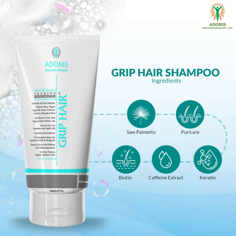 Adonis Grip Hair Shampoo | Grocsy